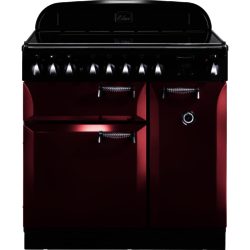 Rangemaster Elan 90cm Electric Induction 101180 Range Cooker in Cranberry